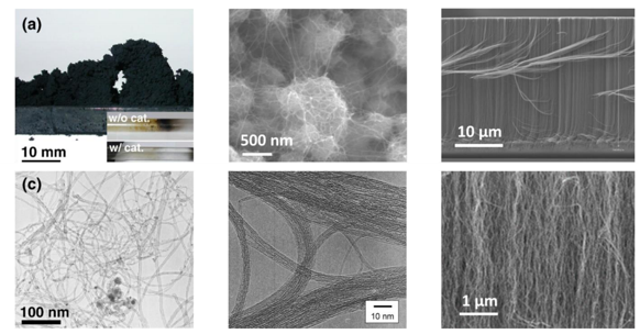 A CHJT collage of single-walled carbon nanotubes (SWCNTs), combining various electron microscope images with 3D models of their atomic structure. A CHJT collage of single-walled carbon nanotubes (SWCNTs), combining various electron microscope images with 3D models of their atomic structure.
