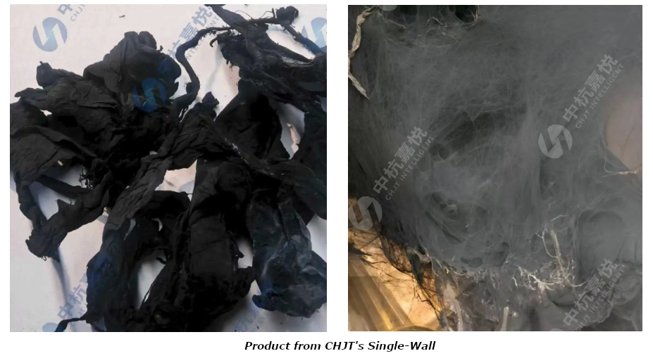 Product from CHJT's Single-Wall Carbon Nanotube Equipment.jpg Product from CHJT's Single-Wall Carbon Nanotube Equipment.jpg